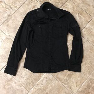 Black button up Rock&Republic casual dress shirt